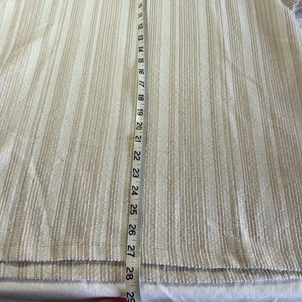 ⭐️ Forever 21 - Beige Striped Mens Tee Size large - Picture 5 of 5